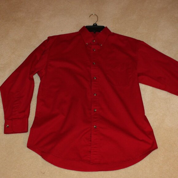 Red Forest & Hue Men's long sleeve shirt, M - Picture 5 of 9